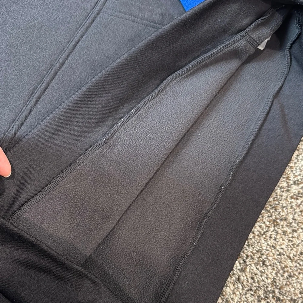 The North Face Men's Blue and Black Hoodie